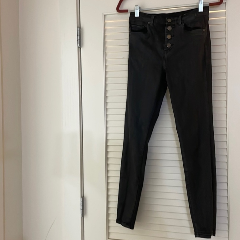 BLANKNYC matte black skinny jeans size 28